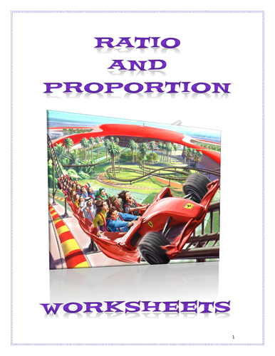 Ratio and Proportion Worksheets and Recipes "on the side"