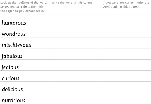 spag-year-3-4-spelling-adding-the-suffix-ous-rules-and-exceptions