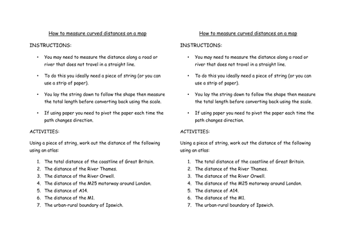 Scale and Distance | Teaching Resources