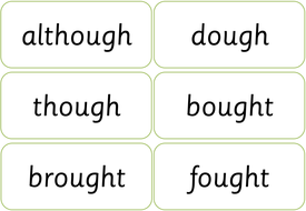 SPaG Year 5 & 6 Spelling: Words containing the letter-string ough ...