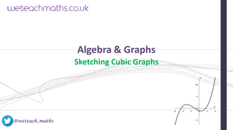 Graphs Drawing And Sketching Cubic Functions Gcse Maths 9 1