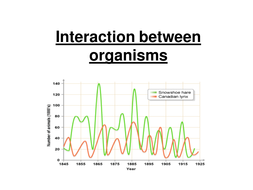 interaction organisms gcse between