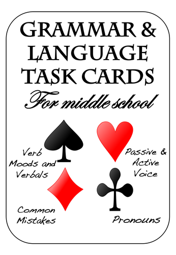 Grammar & Language Task Cards