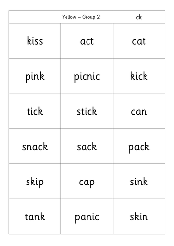 jolly phonics pictures for blending practise teaching resources
