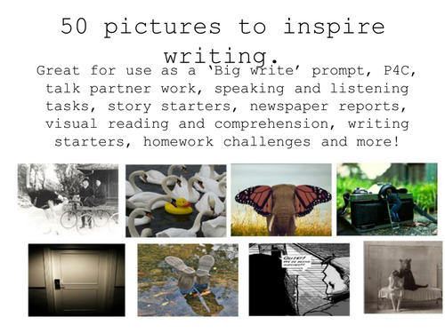 50 pictures to inspire writing - big write | Teaching Resources
