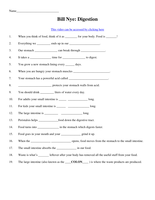 Printables Bill Nye Rocks And Soil Worksheet bill nye the science guy digestion worksheet imperialdesignstudio video worksheets four biology cells and body systems