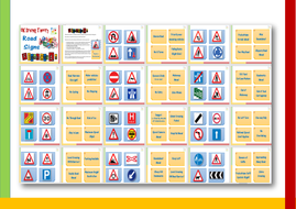 FLASHCARDS Series - Driving Theory ROAD SIGNS by grainge_uk - Teaching Resources - Tes