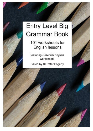 Big Grammar Books 1 and 2 Together! 202 Beginner Worksheets for pupils (few overlaps between them)