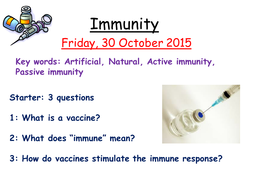 write an assignment on immunity and immunization