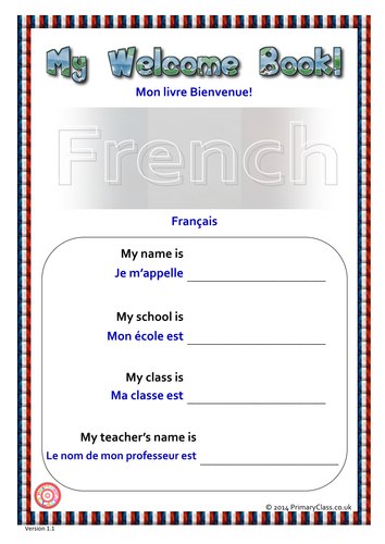 EAL Welcome Books - Bengali, French, Lithuanian, Polish, Romanian, Urdu ...