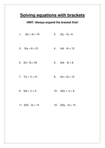 solving-linear-equations-with-brackets-homework-teaching-resources