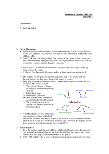 Edward VI: Rebellion & Disorder