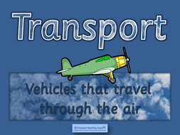 Transport EYFS topic pack - powerpoints and activities | Teaching Resources