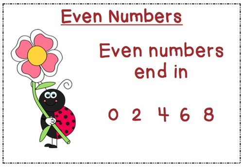 Odd and Even Numbers to 20 | Teaching Resources