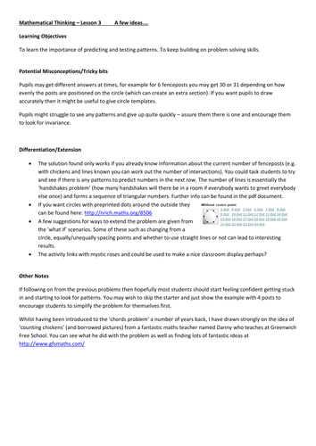 Math Enrichment - Developing Problem Solving and Mathematical Thinking ...