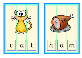 Alphabet Mat and Cards. CVC Cards and Puzzle. | Teaching Resources