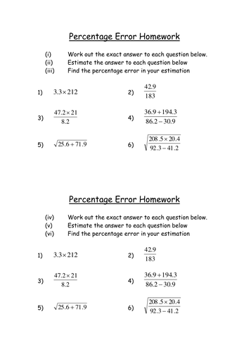 lesson 2 homework practice percent and estimation