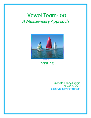 Know the Code: Vowel Team oa