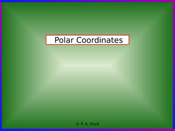 Polar Coordinates 1 A Level Further Maths Teaching Resources