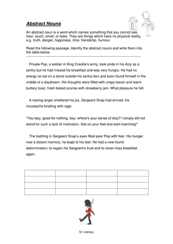 S1 Literacy Homework Pack | Teaching Resources