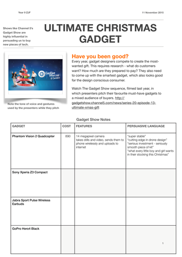 speaking and listening christmas fun ks3 english activity