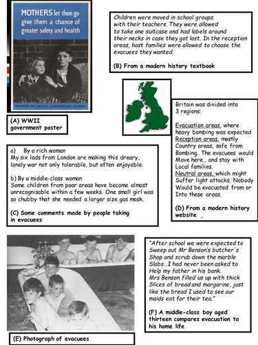 evacuation ww2 primary homework help