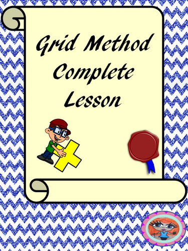 Grid Method Multiplication Math lesson 