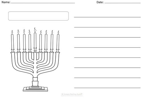 KS1 RE topic - HANUKKAH powerpoint lessons, activities and display pack
