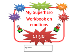 Superhero themed emotion booklets and games | Teaching Resources
