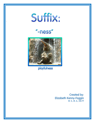 Know the Code: Suffix -ness