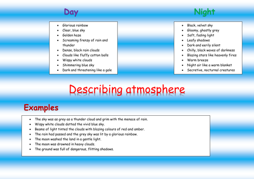 Adjectives for stories