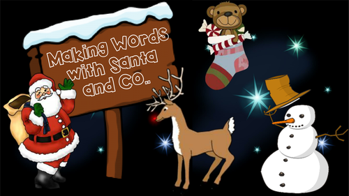 Making Words from Christmas Words with Santa and Co....
