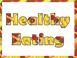 Healthy Eating display | Teaching Resources