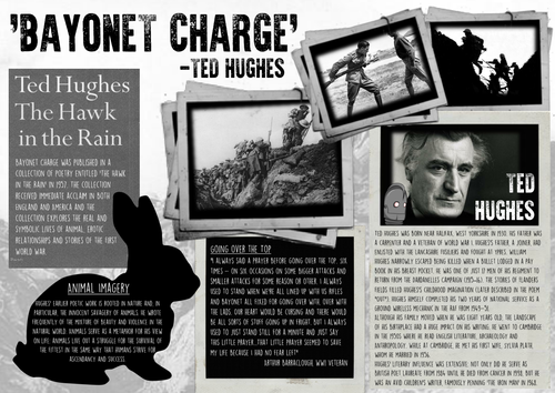 Bayonet Charge by Ted Hughes | Teaching Resources
