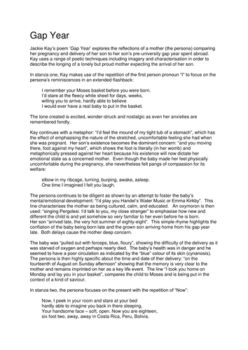 Educational gap statement sample picture