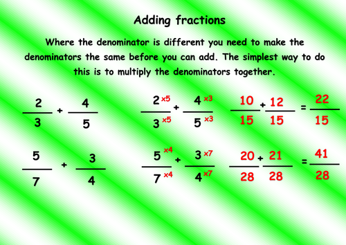 Maths mats