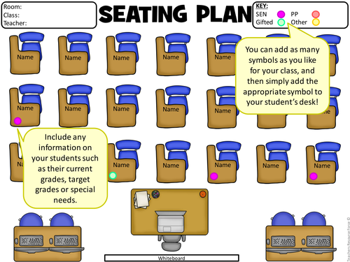 Design your own seating plan by TeachersResourceForce - UK Teaching ...