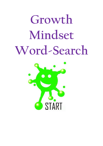 Growth Mind-Set Word Search