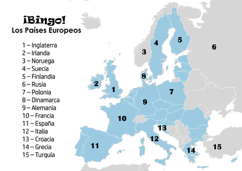 Los Paises Europeos | Teaching Resources