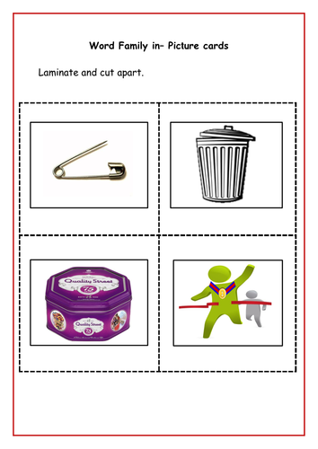 Phonics 1: 21 Onset/Rime Word Families (Rhyme)- PowerPoint ...