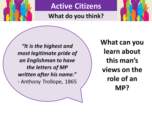 What is the role of an MP? | Teaching Resources