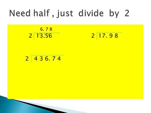 Percentages for lower grades