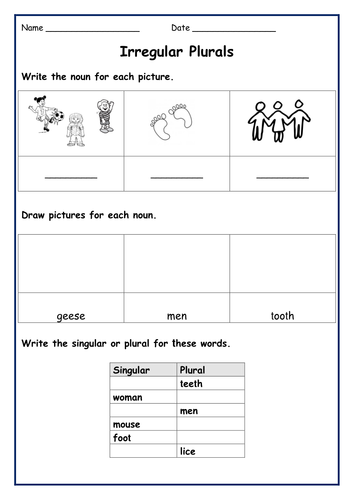 Spellings: Singular Nouns into Plurals and Vice Versa - Presentations ...