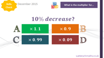 Reverse Percentage Change Whole Lesson Gcse Maths 9 1 Teaching Resources