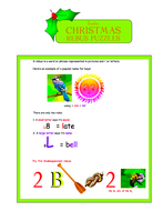 Twelve Christmas Rebus Puzzles | Teaching Resources