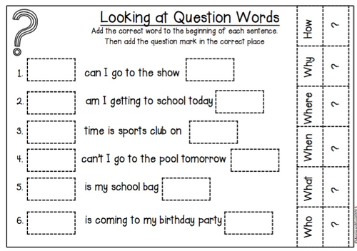 Beginner's Punctuation Activities | Teaching Resources