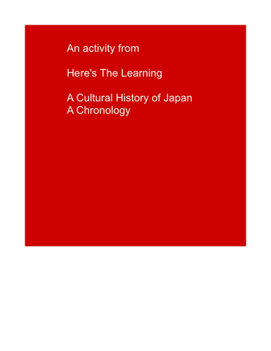 Cultural History of Asia bundle | Teaching Resources