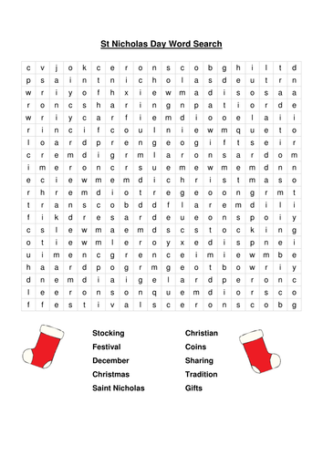 a visit from st nicholas crossword