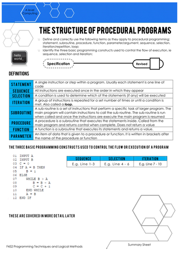 OCR A Level Computing Revision | Teaching Resources