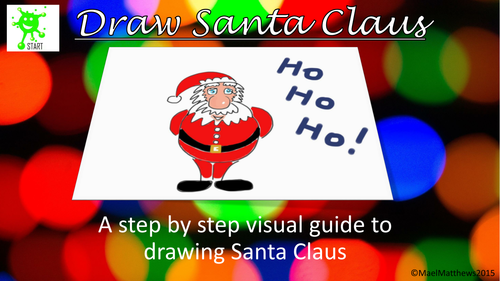 Christmas crafts. Let's Draw Santa Claus! 